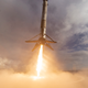 Una misión anterior de SpaceX en la que la primera fase del Falcon 9 sí aterrizó sobre su objetivo.